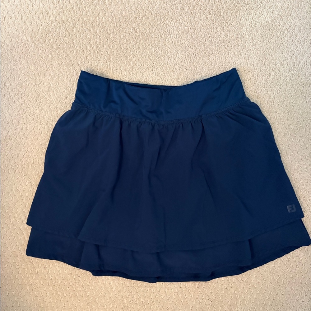 Footjoy navy blue woman golf skirt